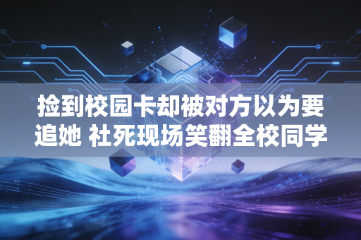 捡到校园卡却被对方以为要追她 社死现场笑翻全校同学