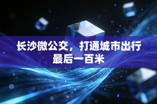 长沙微公交,打通城市出行最后一百米