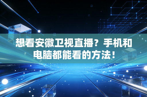 想看安徽卫视直播？手机和电脑都能看的方法！