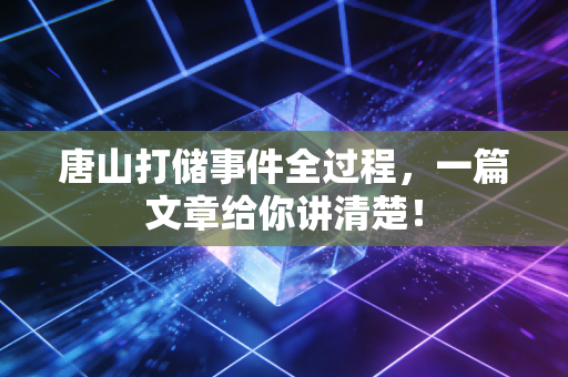 唐山打储事件全过程,一篇文章给你讲清楚!